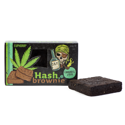 Hash Brownie de Cannabis y Ron