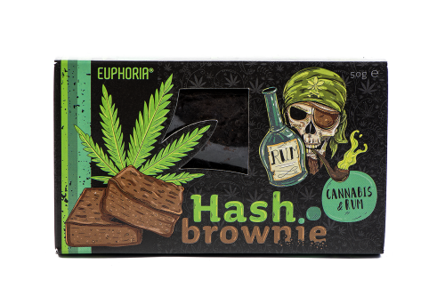 Hash Brownie de Cannabis y Ron