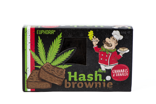 Hash Brownie de Cannabis y Tiramisú