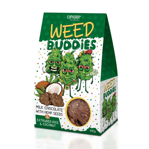 Galletas Weed Buddies de chocolate con leche